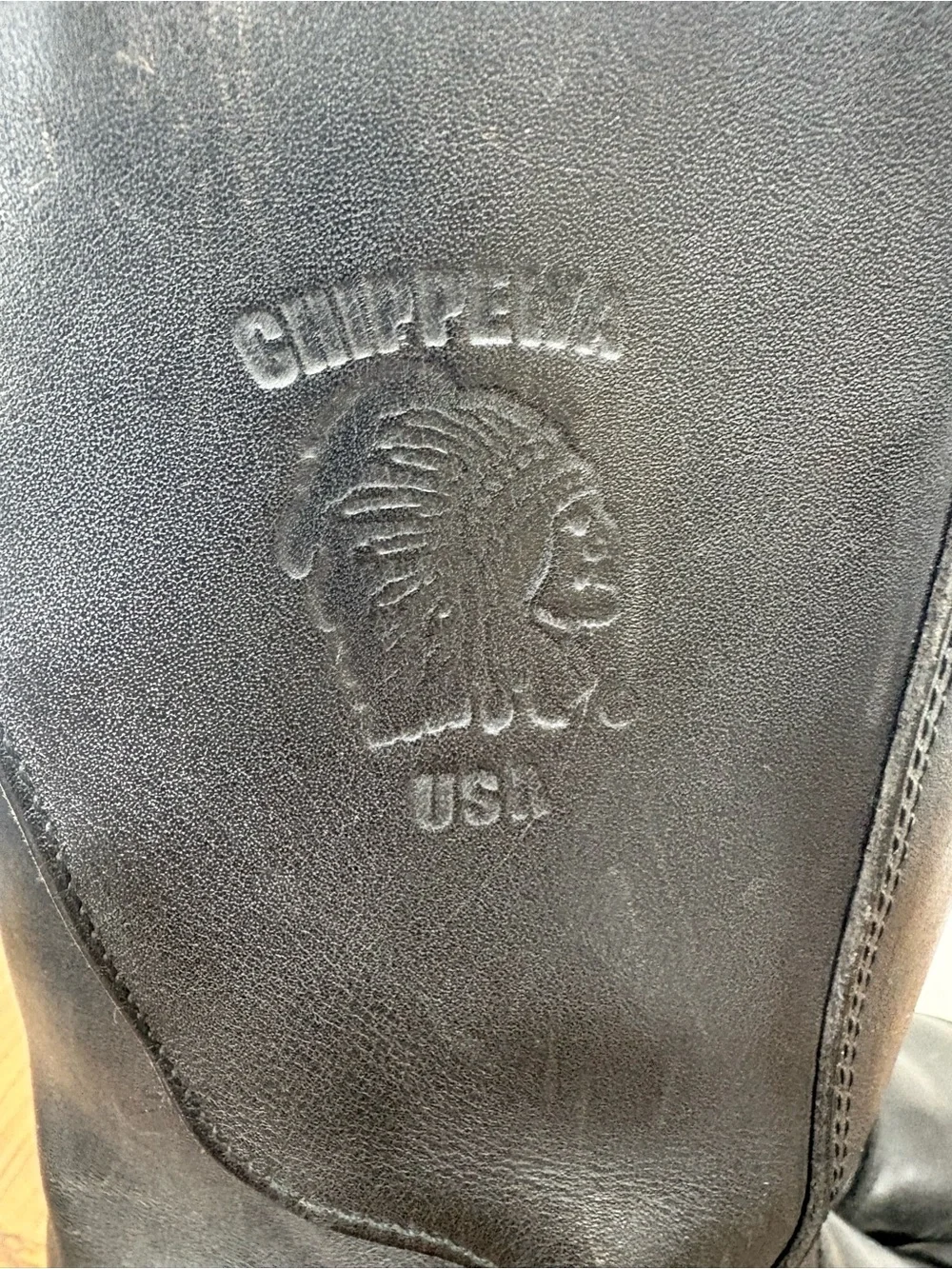 Chippewa Black Leather riding boots